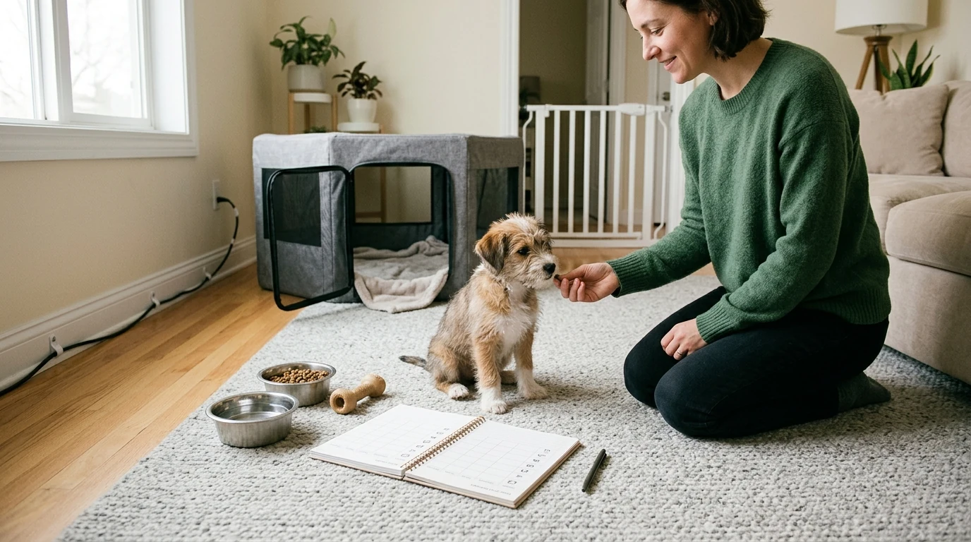 New Puppy First-Week Routine: 5-in-1 Care Toolkit